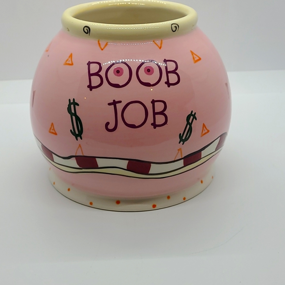 Vintage Bella casa ceramic wine fund jar by ganz